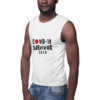 COVID Survivor 2020 - Camiseta sin mangas unisex - Image 5